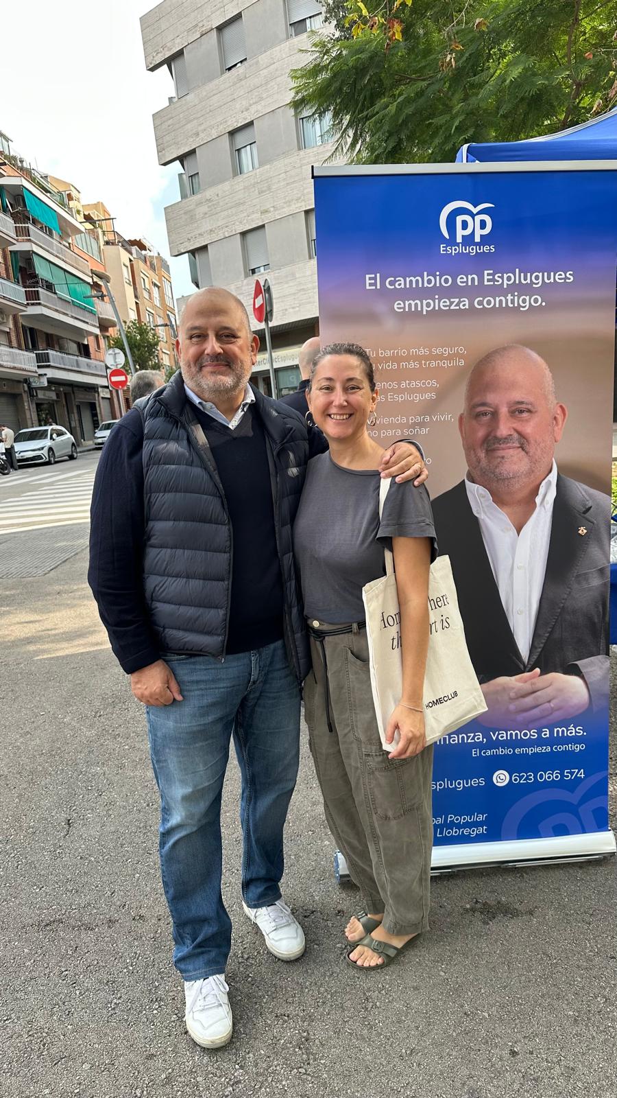 PP de Esplugues. Agustín Parra. 18 de octubre acto publico para  escuchar al nuestros vecinos.